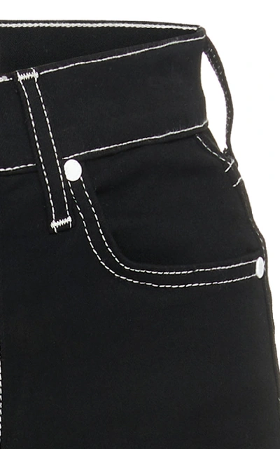 Shop Cotton Citizen Cigarette High-waisted Skinny Jeans In Black