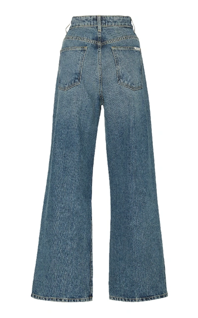 Shop Eve Denim Charlotte High-rise Culotte Jeans In Medium Wash