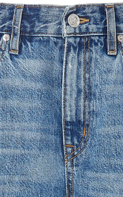 Shop Slvrlake Denim Virginia Mid-rise Straight-leg Jeans In Medium Wash