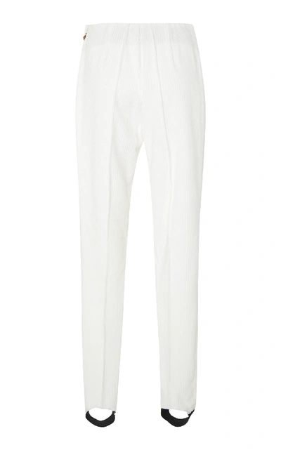 Shop Bogner X White Cube Elaine Corduroy Ski Pants In White