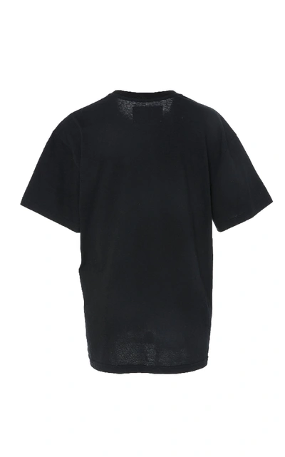 Shop Alberta Ferretti "alitalia" Cotton T-shirt In Black