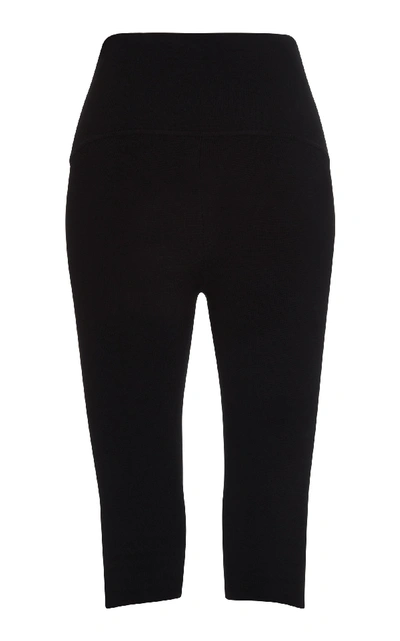 Shop Khaite Women's Jane High-rise Short Leggings In Black