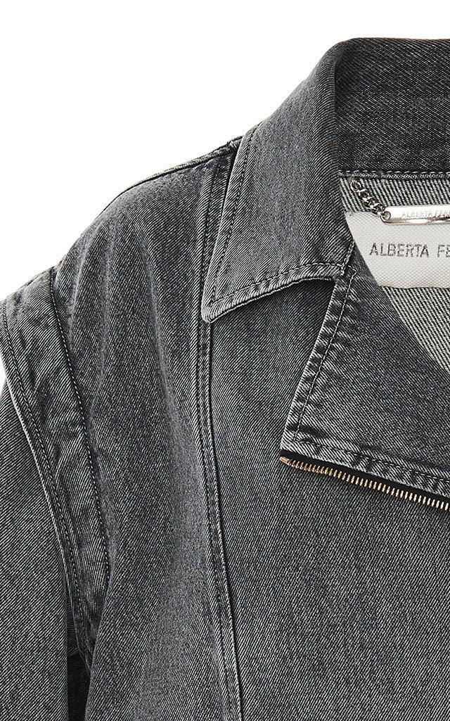 alberta ferretti denim jacket