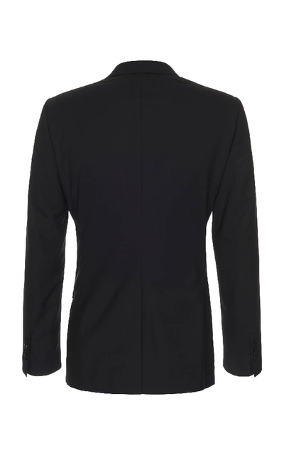 Shop Dolce & Gabbana Slim-fit Stretch-virgin Wool Suit In Black