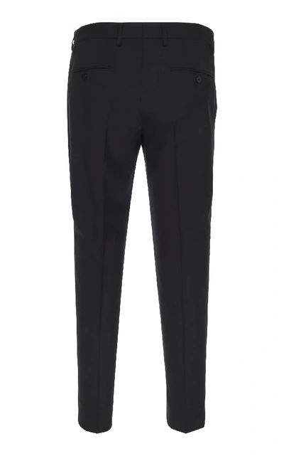 Shop Dolce & Gabbana Slim-fit Stretch-virgin Wool Suit In Black