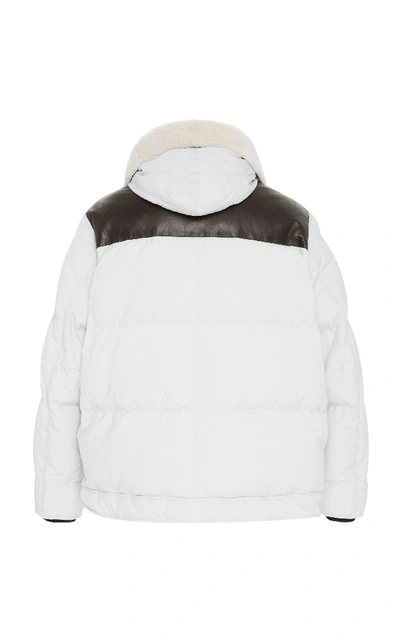 Shop Bogner X White Cube Read Goose Down Puffer Coat In White