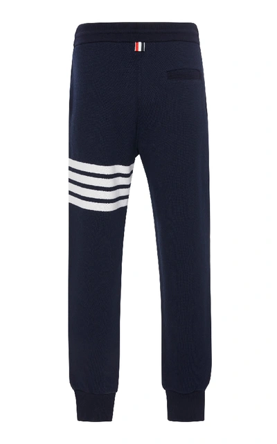 Thom Browne Classic Loopback 4-bar Sweatpants In Blue