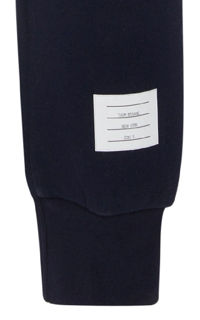 Thom Browne Classic Loopback 4-bar Sweatpants In Blue