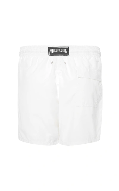 Shop Vilebrequin Moorea Solid Swim Trunks In White