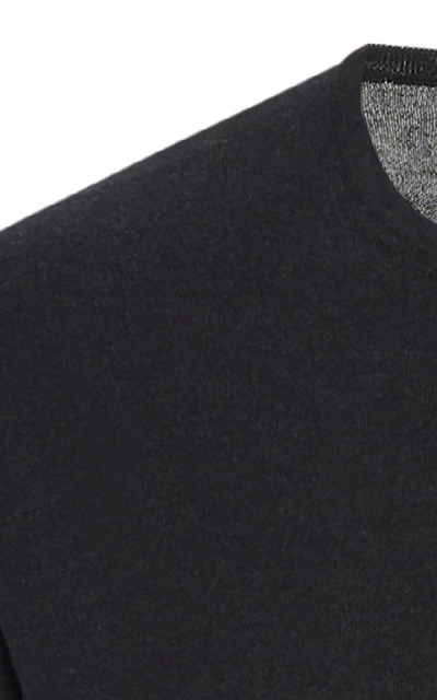 Shop Salle Privée Flavin Slim-fit Cotton Sweater In Grey