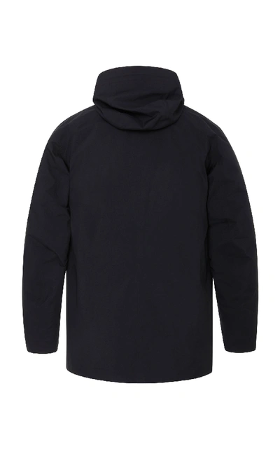 Shop Arc'teryx Patrol Down-filled Shell Coat In Black
