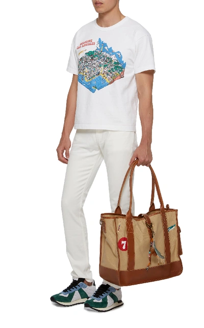 Shop Nick Fouquet L.a. Invasion Graphic T-shirt In White