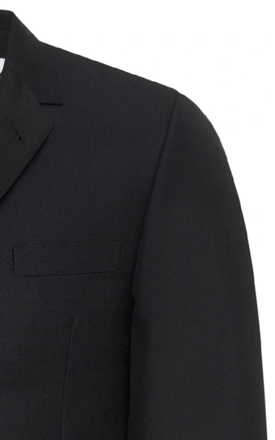 Shop Thom Browne Slim-fit Faille-trimmed Wool, Mohair And Silk-blend Tuxedo In Black