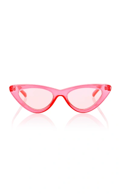 Shop Le Specs The Last Lolita Cat-eye Sunglasses In Pink