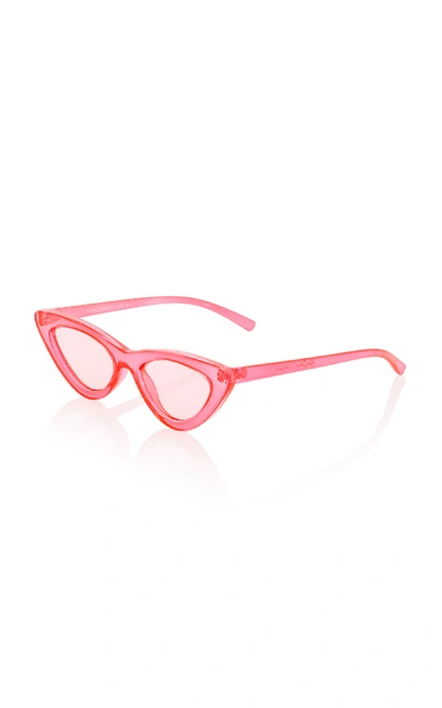 Shop Le Specs The Last Lolita Cat-eye Sunglasses In Pink