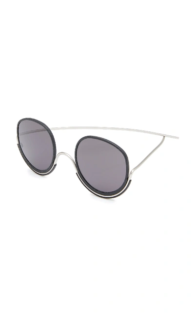 Shop Wires Coward's Choice Metal Sunglasses In Black