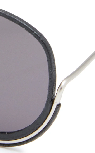 Shop Wires Coward's Choice Metal Sunglasses In Black