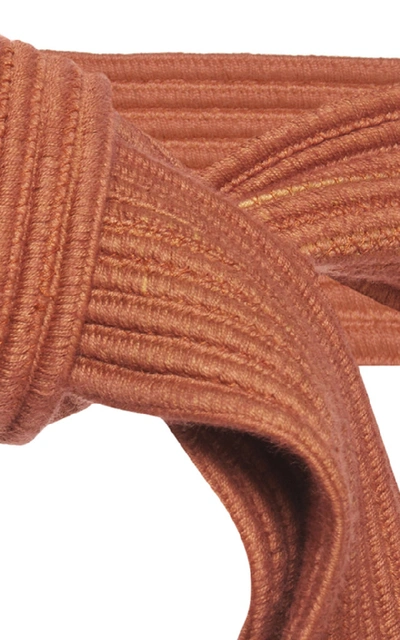 Shop Etro Cotton-cord Wrap Belt   In Brown