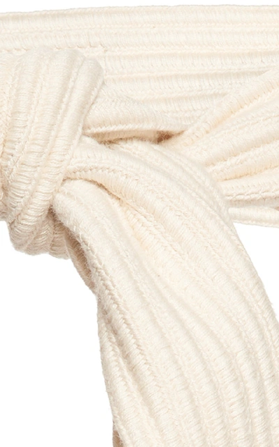 Shop Etro Cotton-cord Wrap Belt In White
