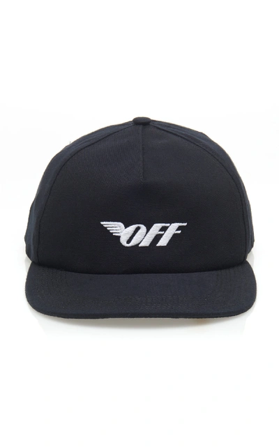 Shop Off-white Off Wings Baseball Cap In Black