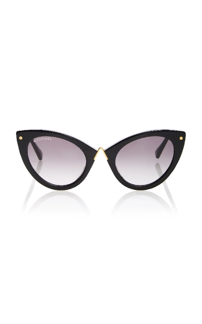 Shop Altuzarra Sunglasses Acetate Cat-eye Sunglasses In Black