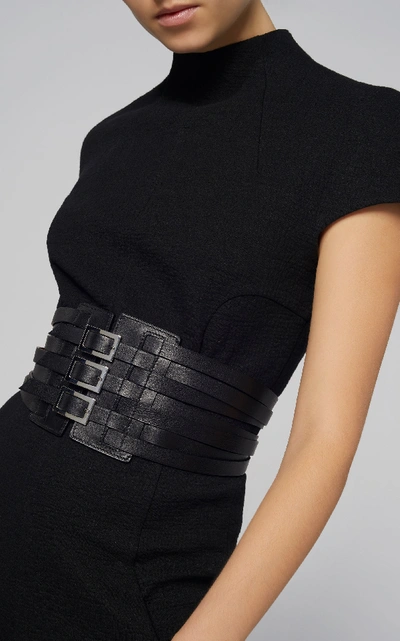 Shop Maison Vaincourt Exclusive Multi Strap Belt In Black