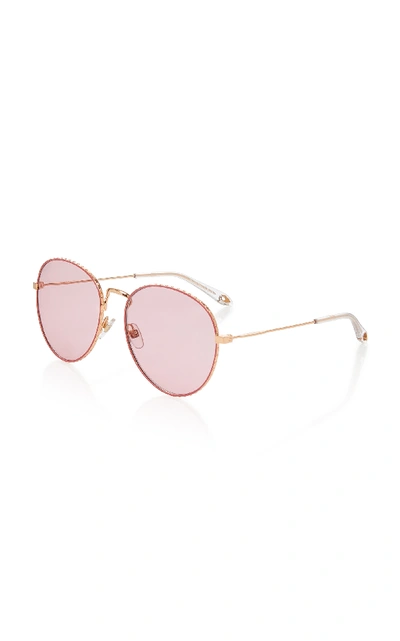 Shop Givenchy Round Sunglasses In Pink