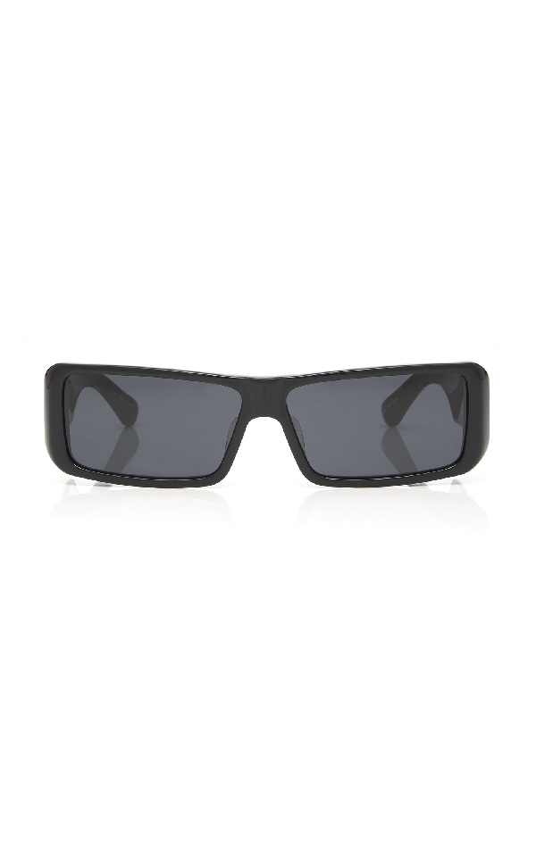 Dries Van Noten Oversized Square-frame Acetate Sunglasses In Black ...