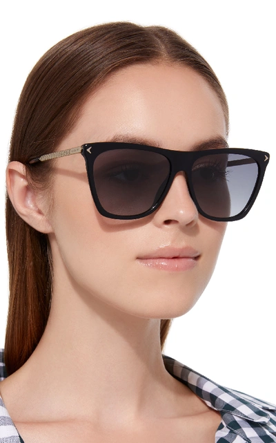 Shop Givenchy Oversized Square Sunglasses In Black