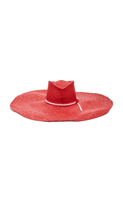 Shop Gladys Tamez Millinery Daphne Hat In Red