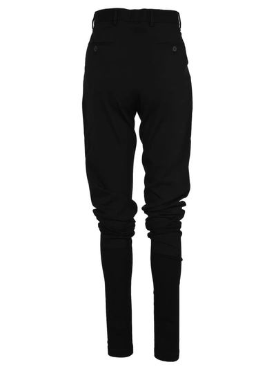 Shop Y/project Slim Tailored Trousers In Black