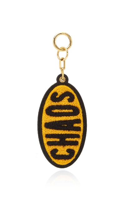 Shop Chaos Acrylic Keychain In Yellow