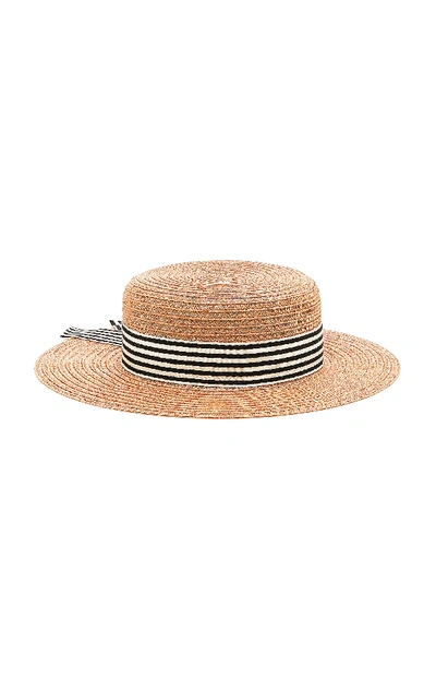 Shop Eugenia Kim Brigitte Straw Hat In Neutral