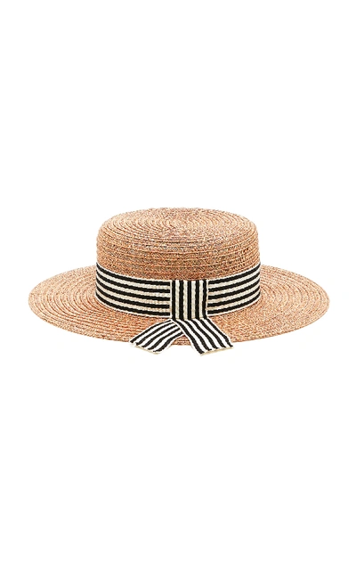 Shop Eugenia Kim Brigitte Straw Hat In Neutral
