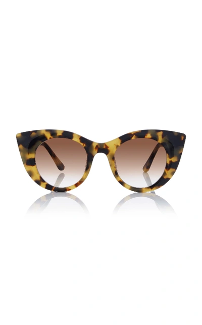 Shop Thierry Lasry Cat-eye Acetate Sunglasses In Brown
