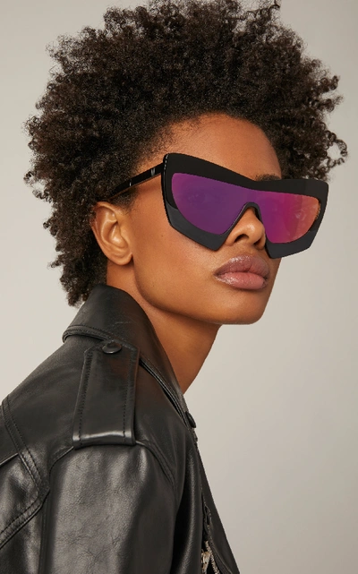 Shop Pawaka Duabelas Oversized Aviator-style Acetate Sunglasses In Pink