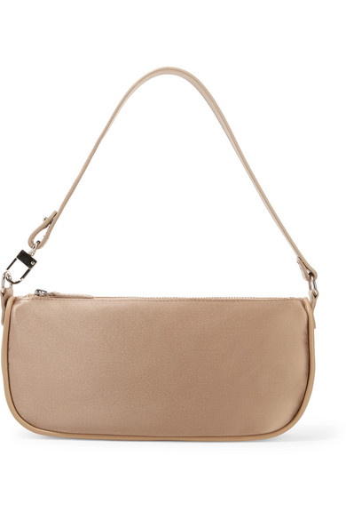 by far rachel leather shoulder bag