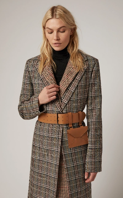Shop Maison Vaincourt Exclusive Leather Belt Bag In Brown