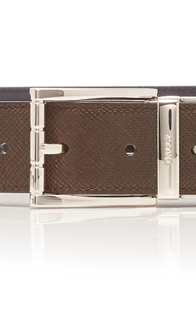 Shop Bally Astor Reversible Leather Belt In Multi