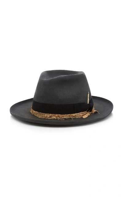 Shop Nick Fouquet Exclusive Topanga Canyon Hat In Grey