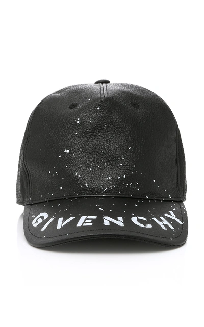 Shop Givenchy Graffiti Logo Hat In Black