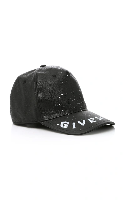 Shop Givenchy Graffiti Logo Hat In Black