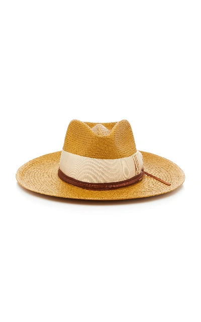 Shop Nick Fouquet Exclusive Essaouir Straw Fedora In Multi