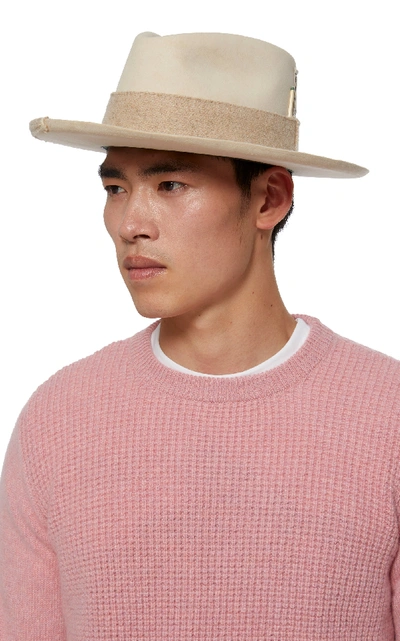 Shop Nick Fouquet Exclusive Dust Bowl Hat In Neutral