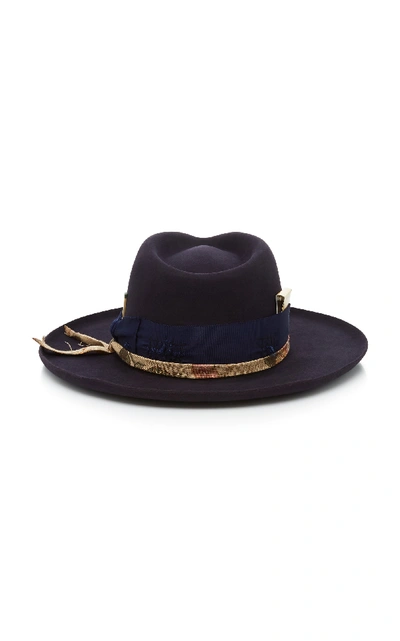 Shop Nick Fouquet Exclusive Astral Smoke Hat In Black