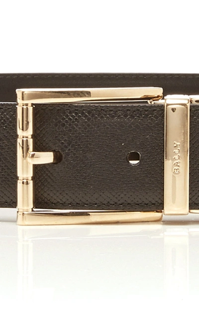 Shop Bally Astor Adjustable Black Leather Belt