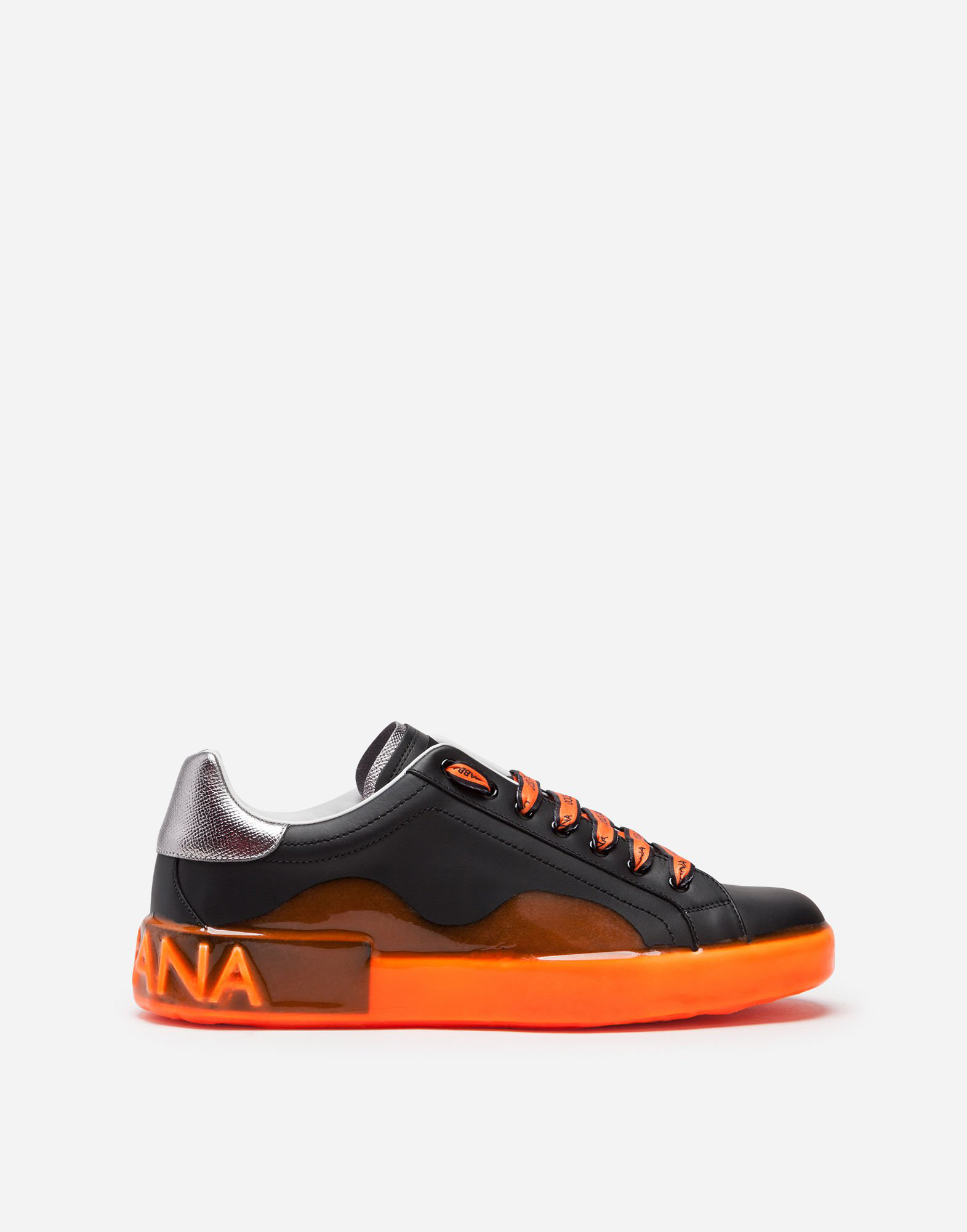 black and orange dolce gabbana sneakers