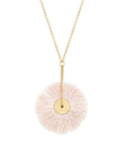 Shop Area Stars Jerico Tassel Fan Necklace In Nude