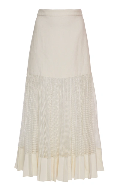 Alexis Bartley Maxi Skirt In White | ModeSens