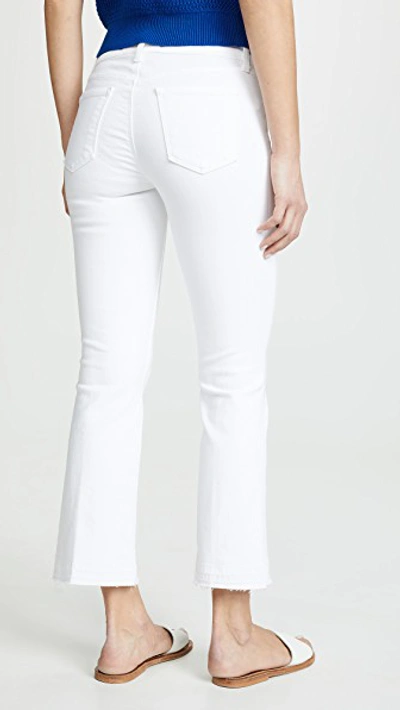 Selena Mid Rise Crop Boot Cut Jeans